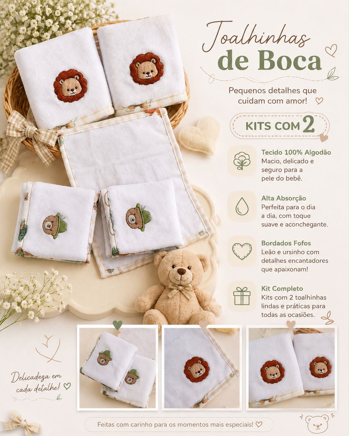 Kit Toalha da boca