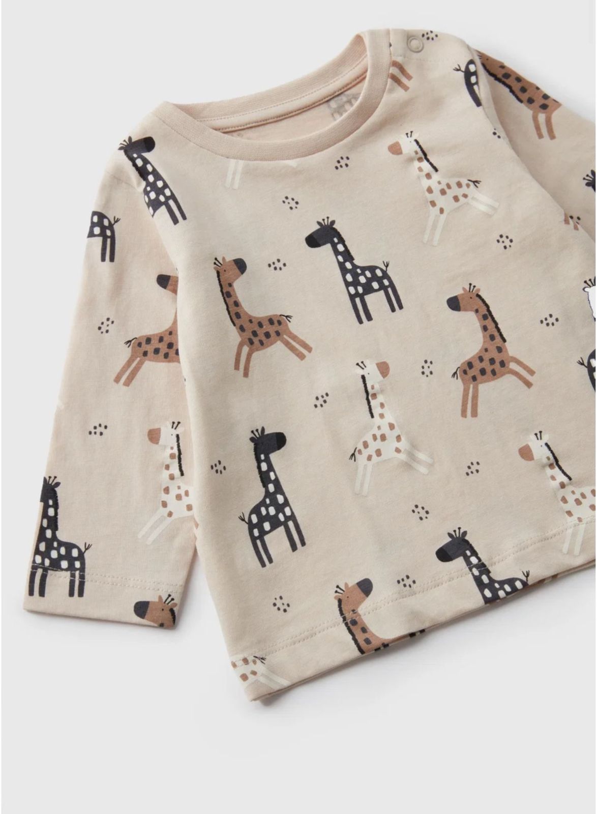 Camiseta Manga Longa Girrafa