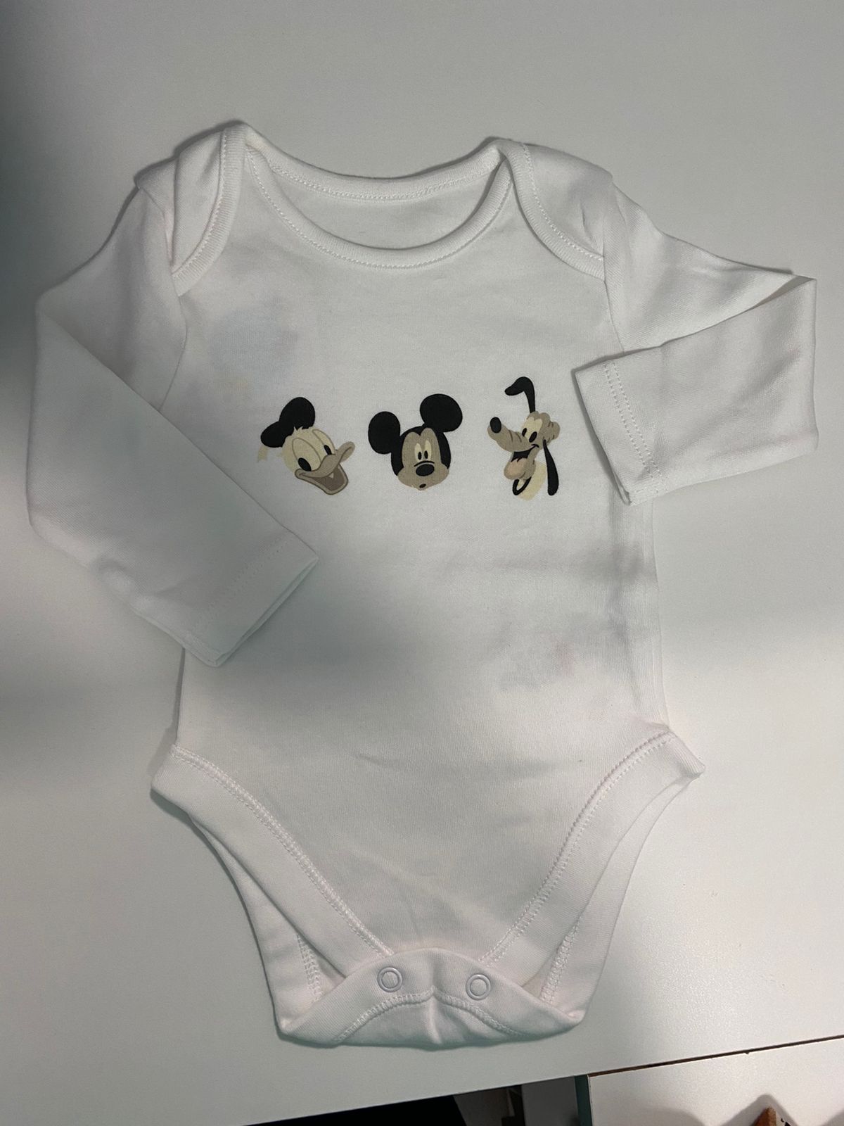 Body Manga Longa Menina e Menino Estampado