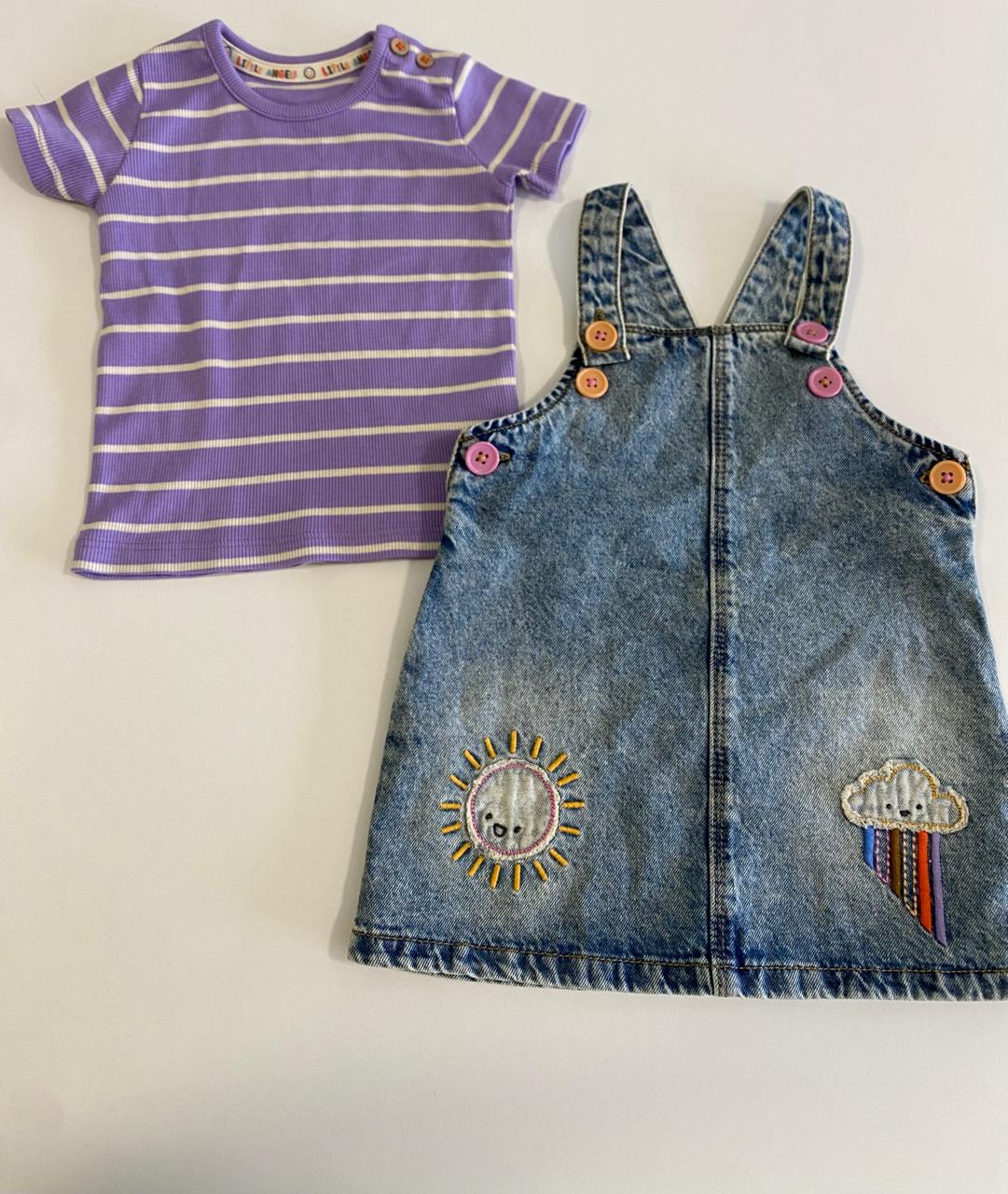 Jardineira Jeans