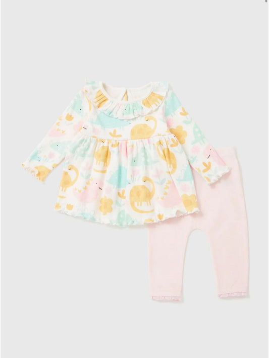 Conjunto Canelado Floral
