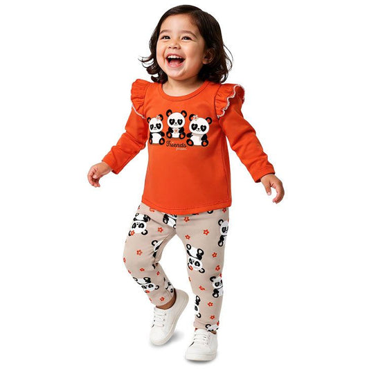 Conjunto Blusinha Manga Longa e Calça