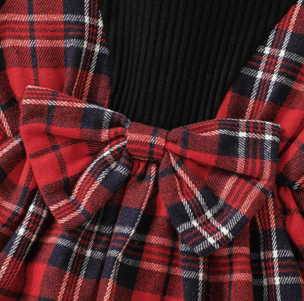 Vestido Xadrez laço