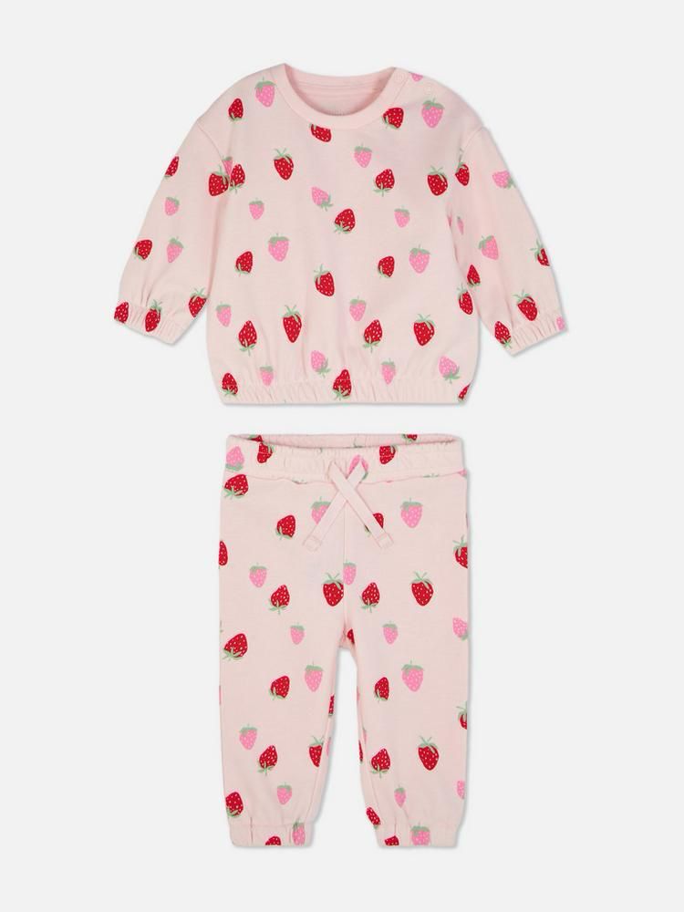 Conjunto de Moletom Moranguinho
