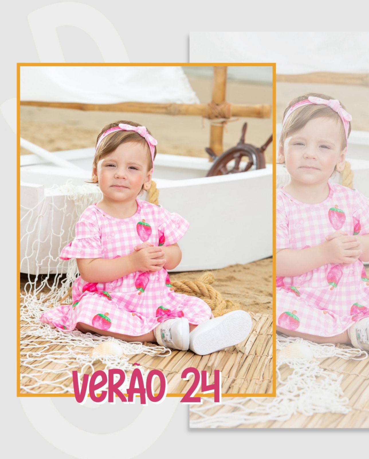 Vestido Rosa Moranguinho
