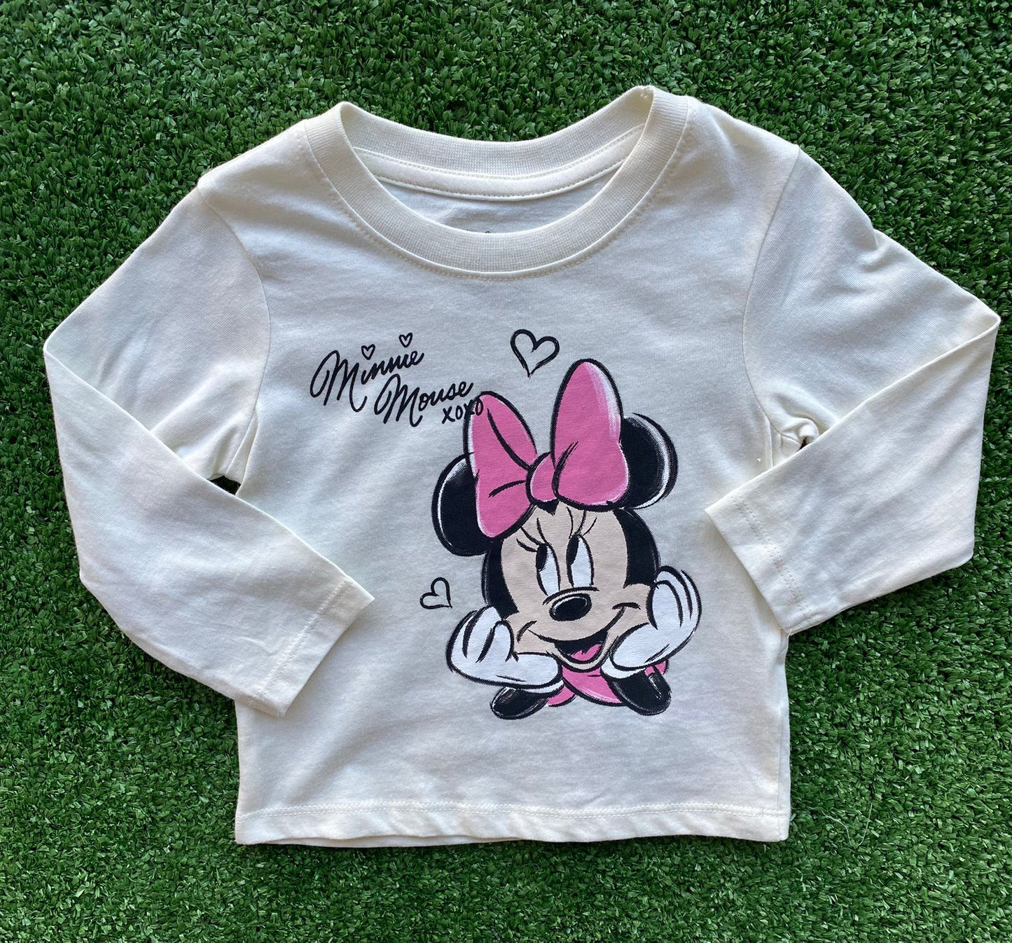 Camiseta Manga Longa Minnie