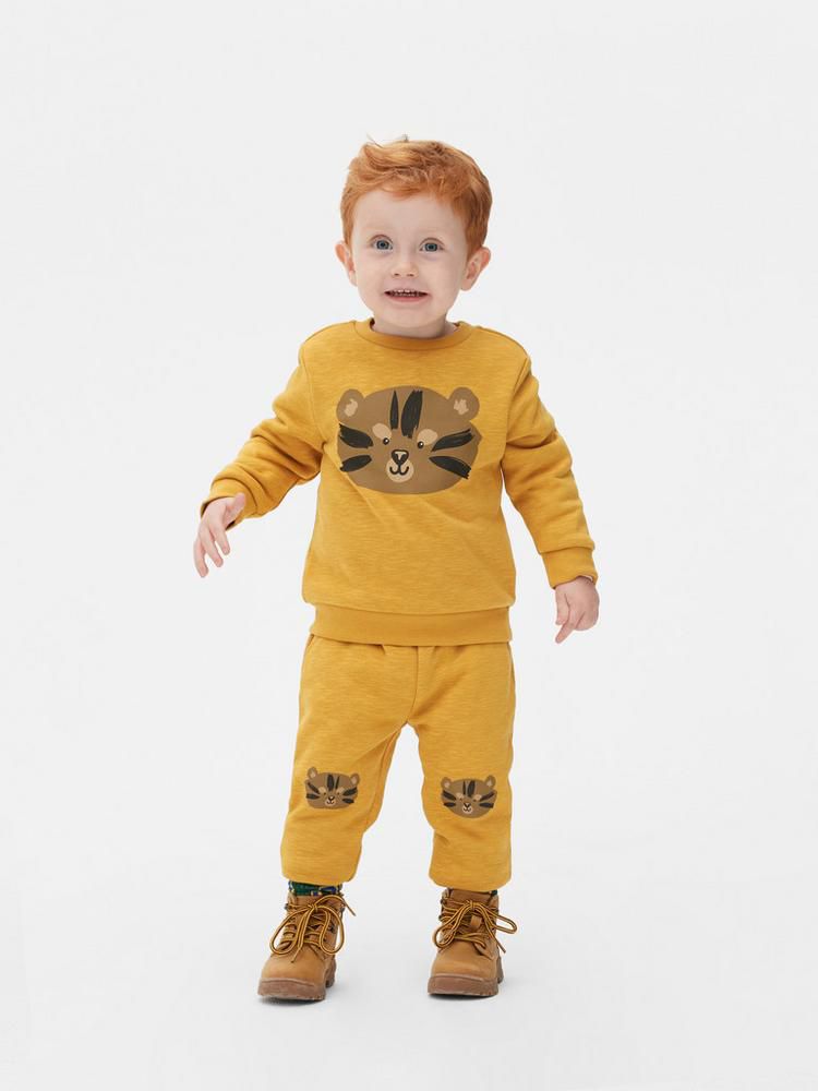 Conjunto Moletom Mostarda