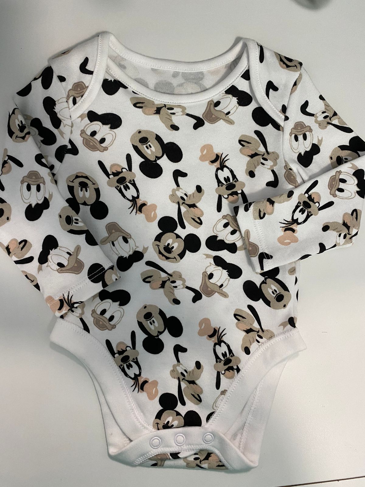 Body Manga Longa Estampado Menina e Menino