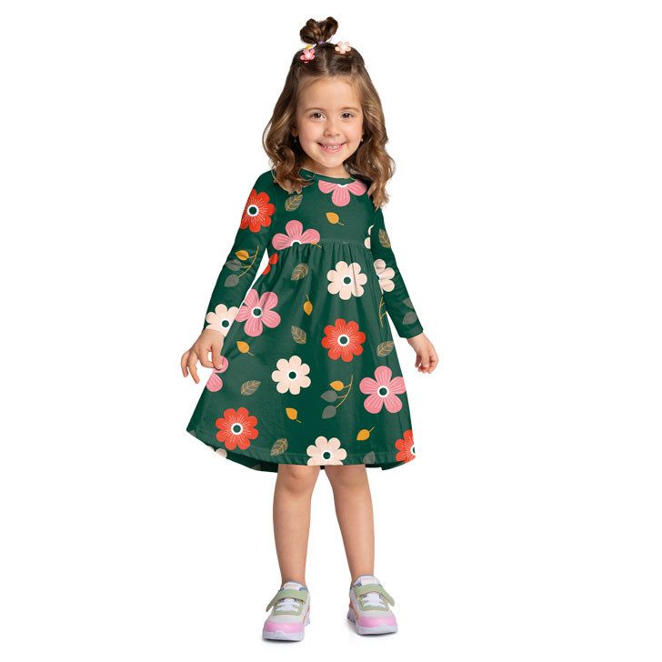 Vestido Manga Longa