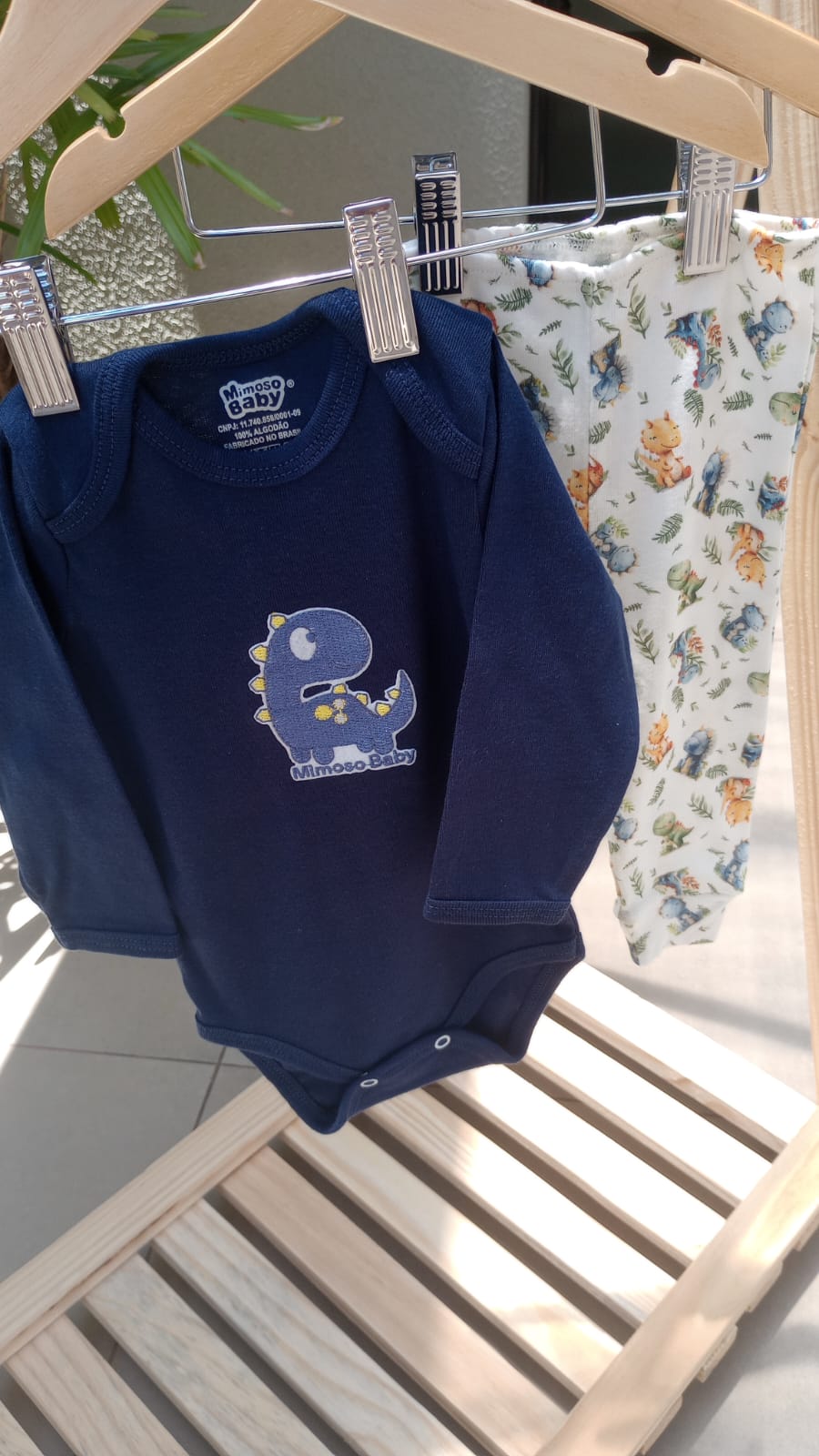 Conjunto de Body Manga longa e Calça