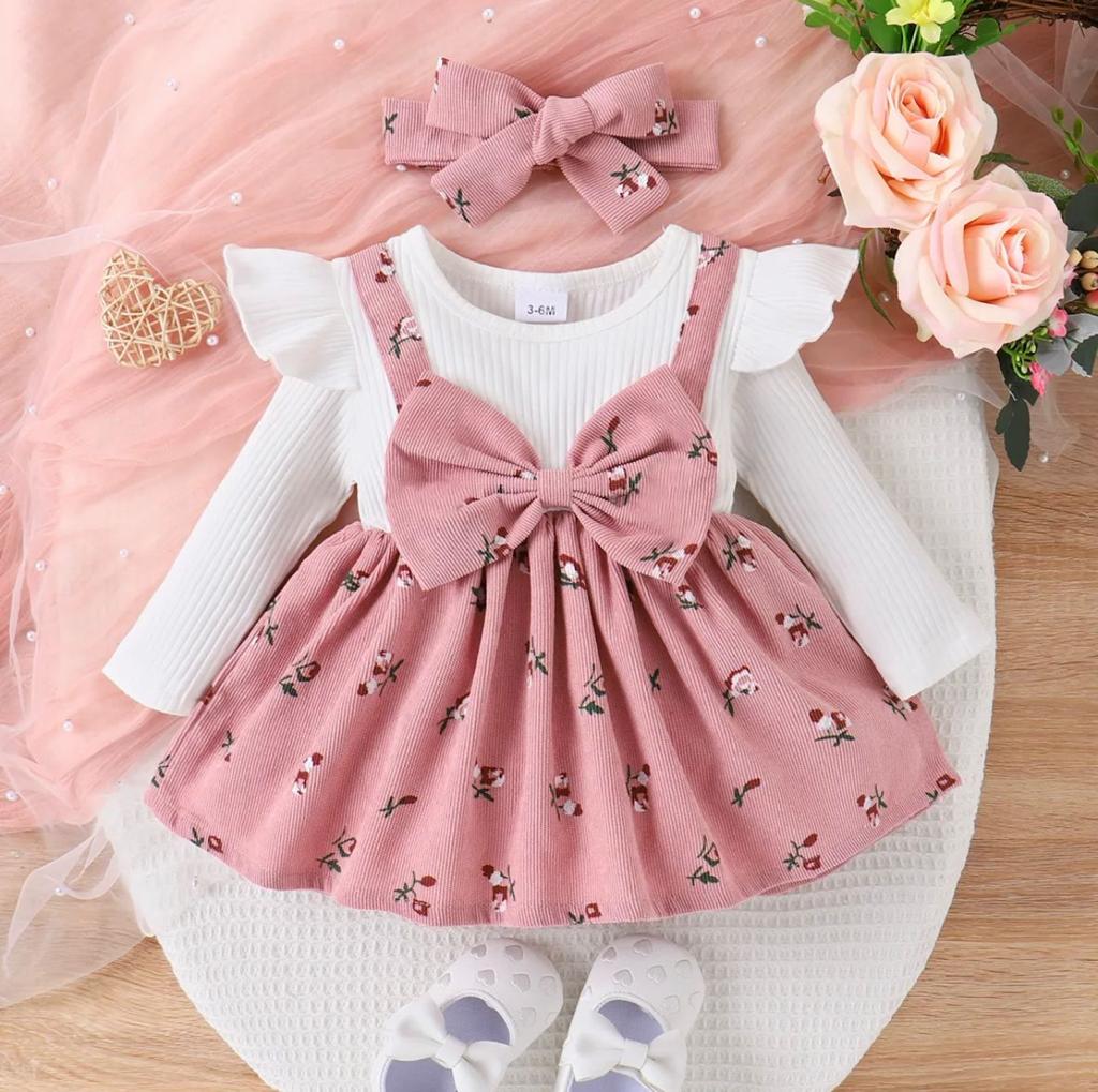 Vestido Rosa Estampado