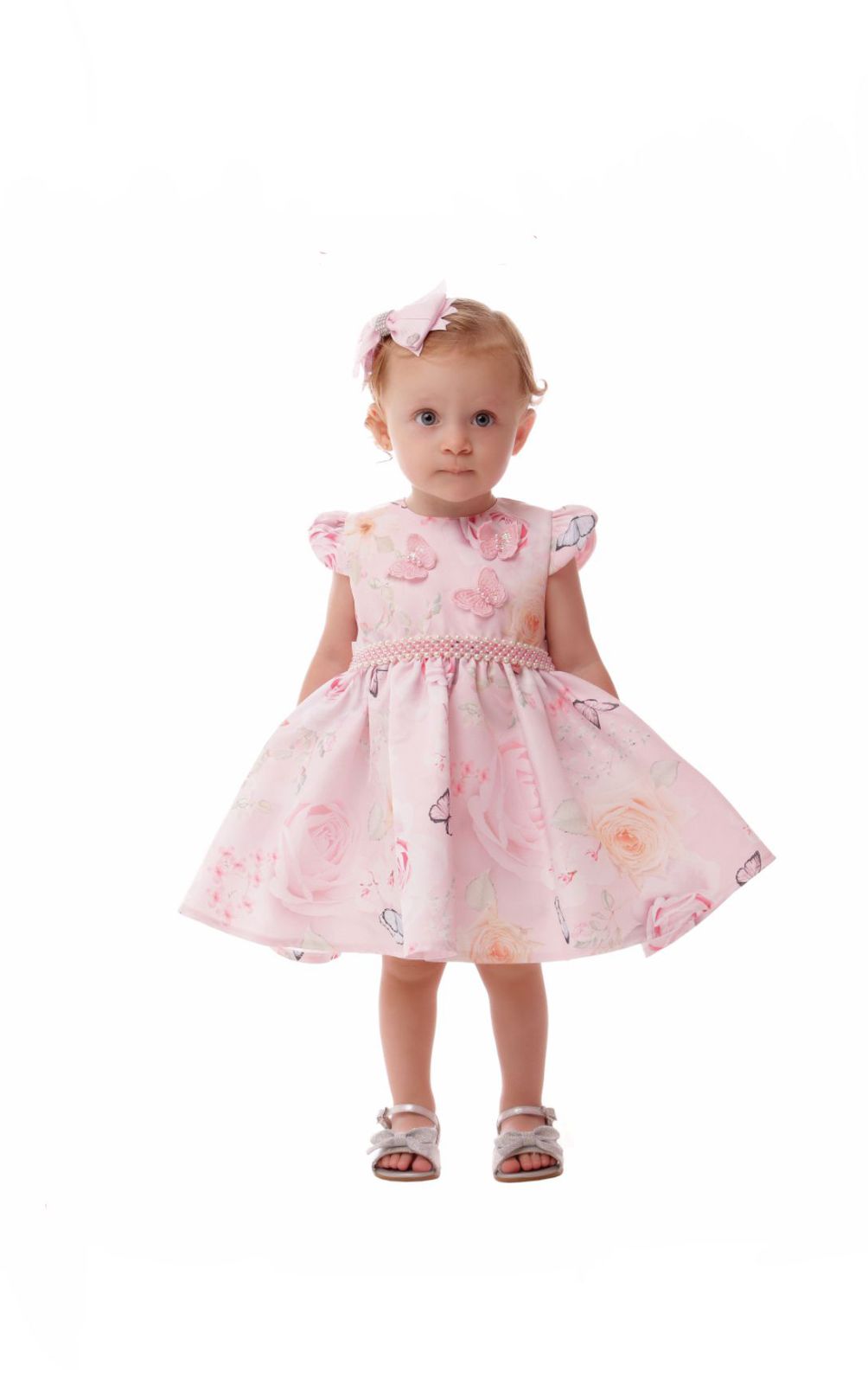 Vestido Rosa Borboleta