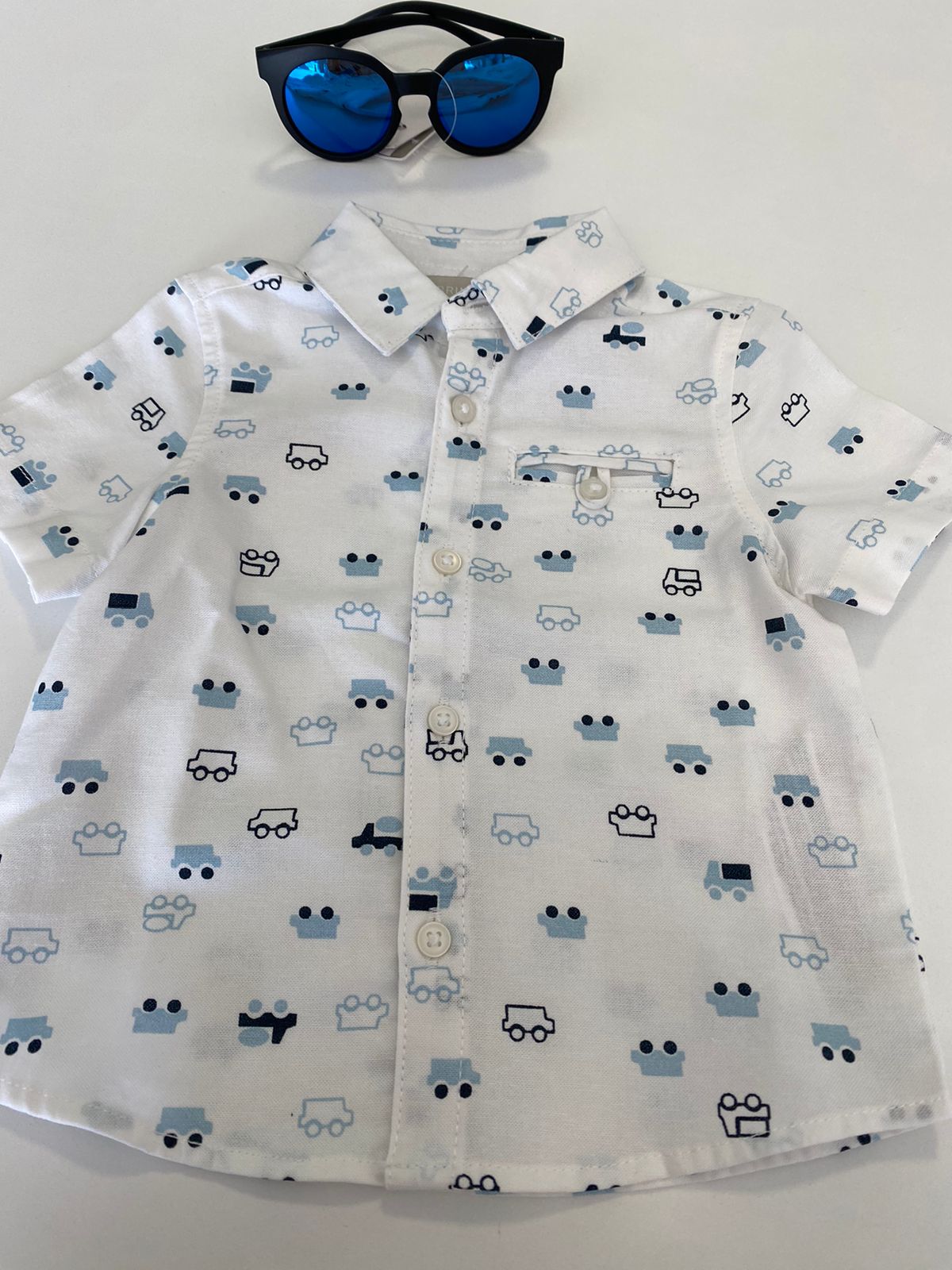 Camisa Manga Curta de Carrinho