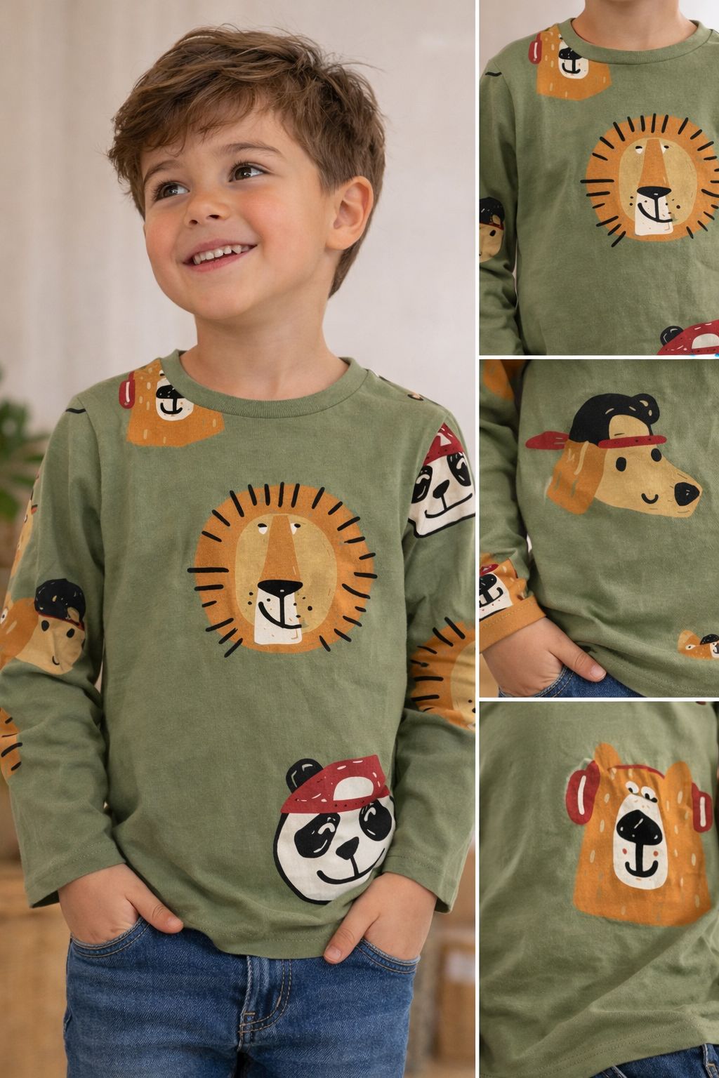 Camiseta Manga Longa Safari