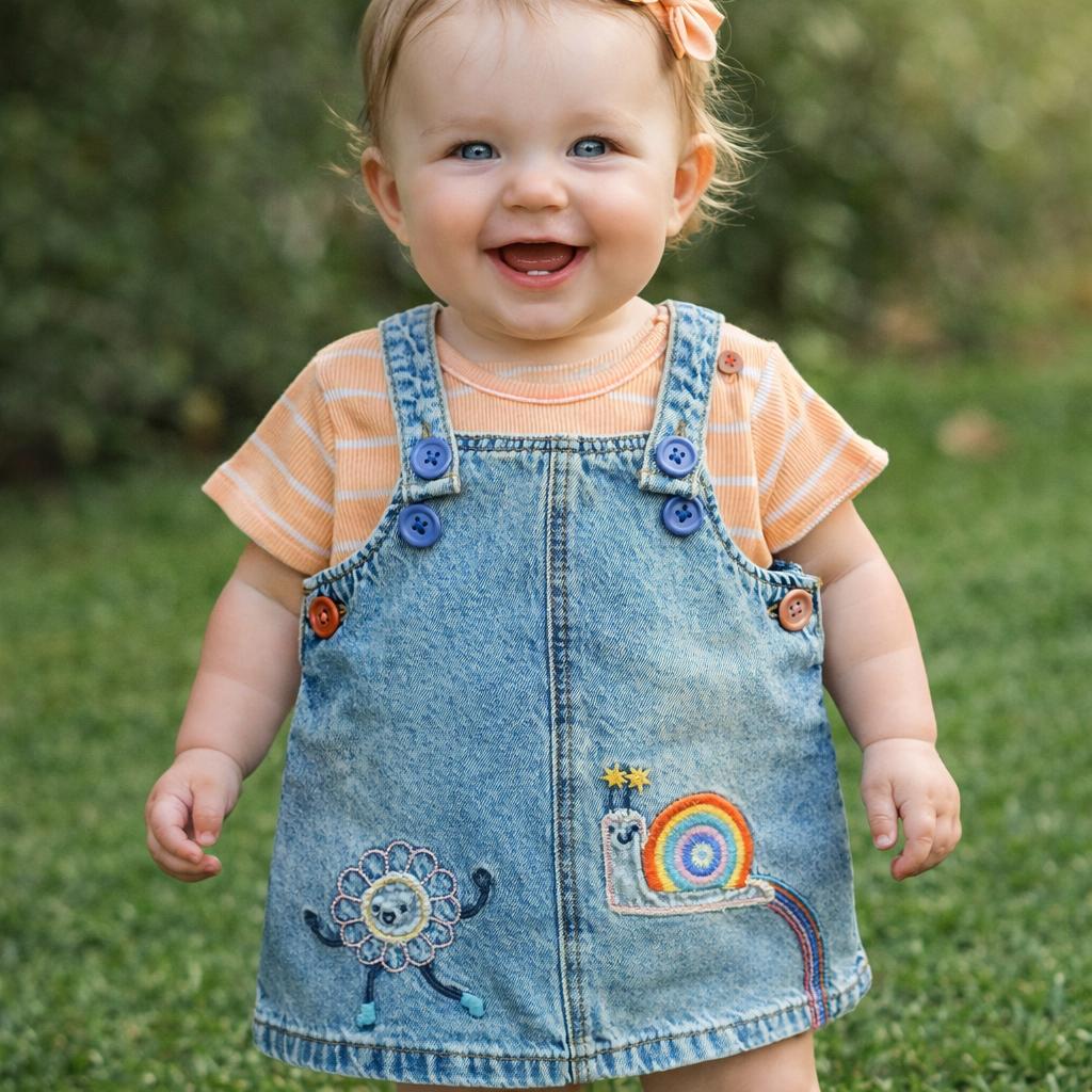 Jardineira Jeans