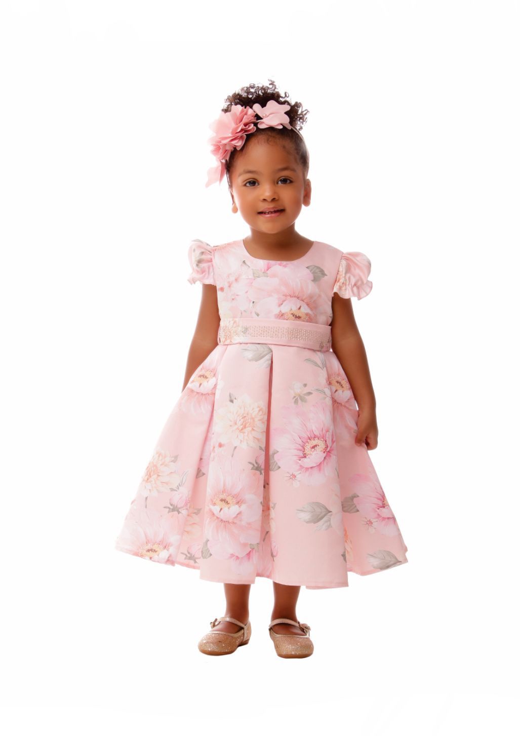Vestido Rosa Estampado