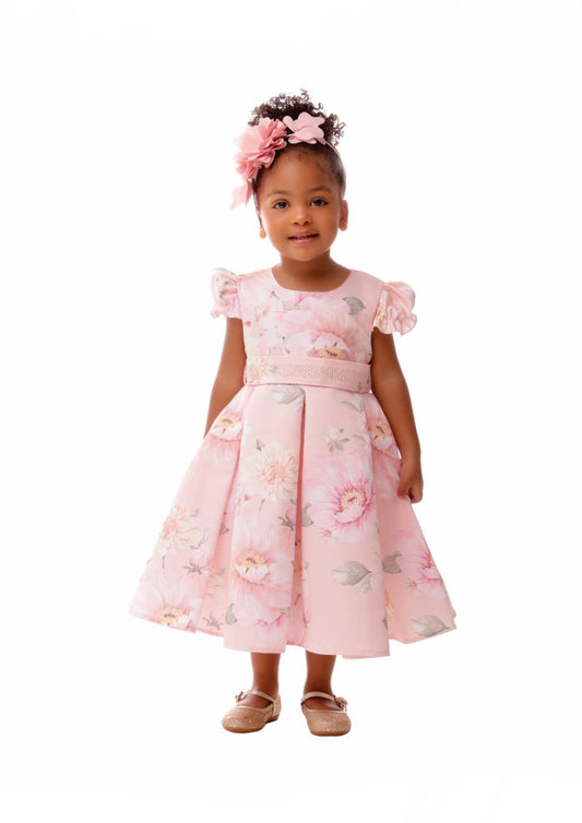 Vestido Rosa Estampado