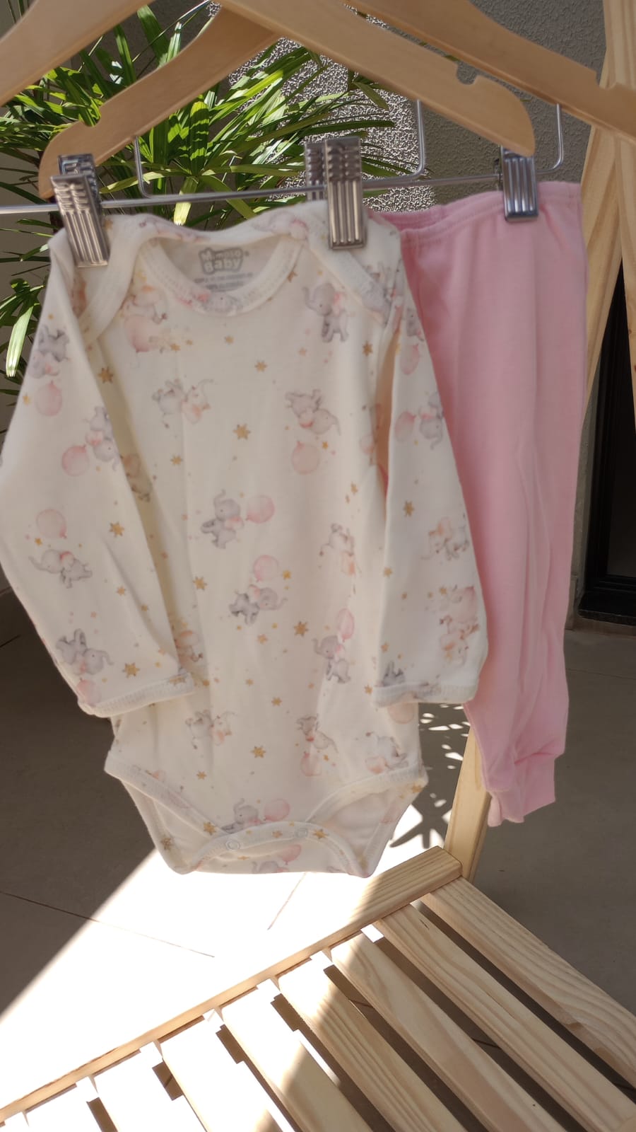 Conjunto Body Manga Longa e Calça