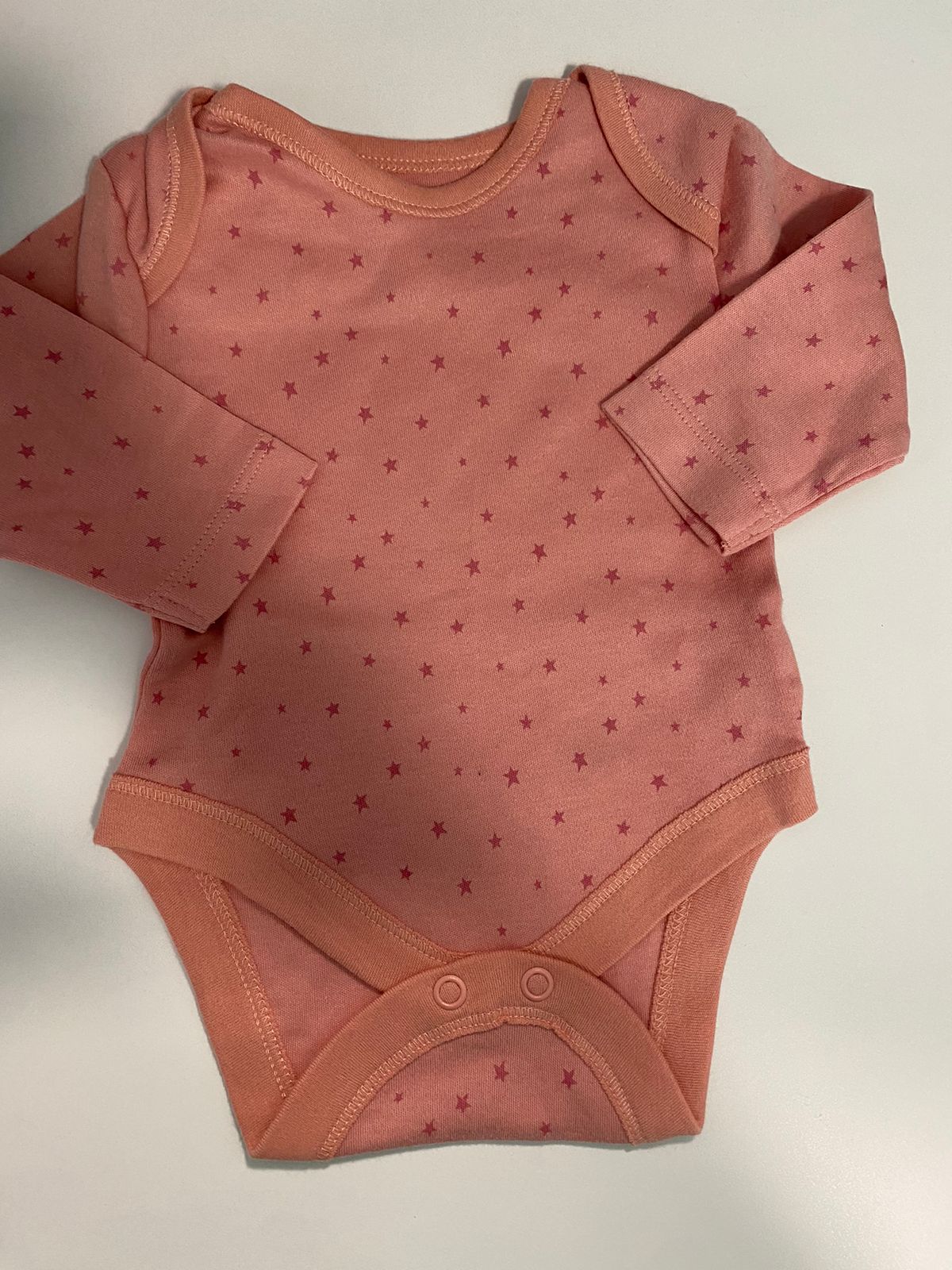 Body Manga Longa Menina e Menino Estampado