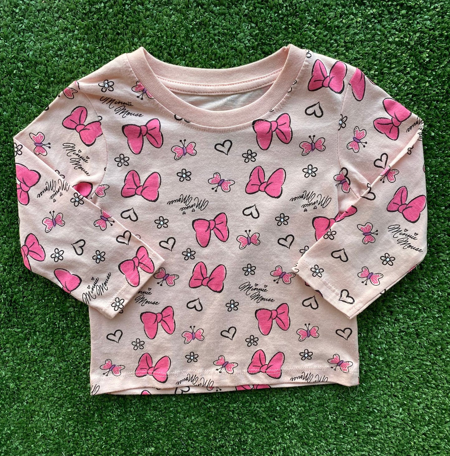 Camiseta Manga Longa Minnie