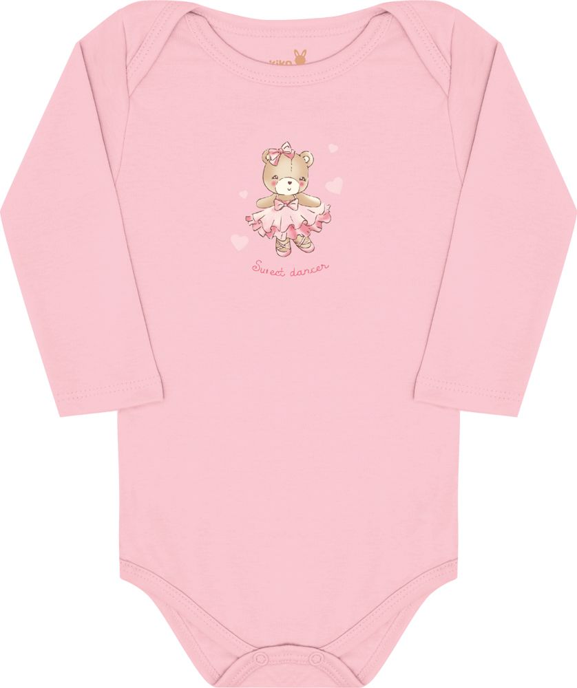 Conjunto 3 Peça , Body manga Longa calça e colete