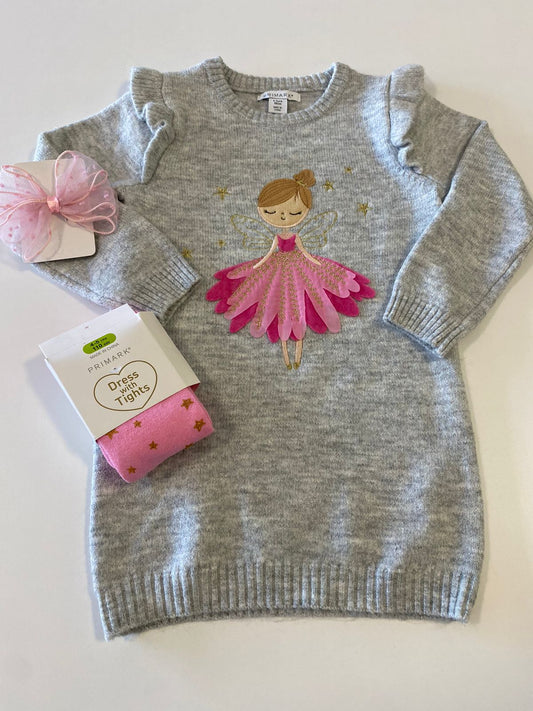 Vestido Bailarina Manga Longa
