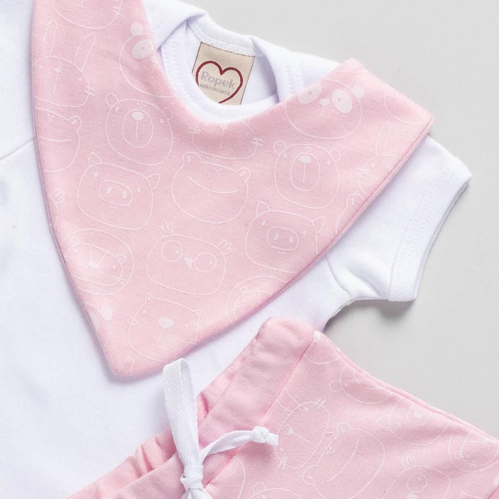 Conjunto Ropek Curto Desenhos