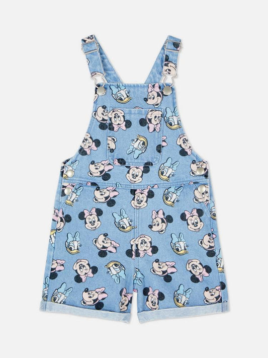 Jardineira Jeans Minnie