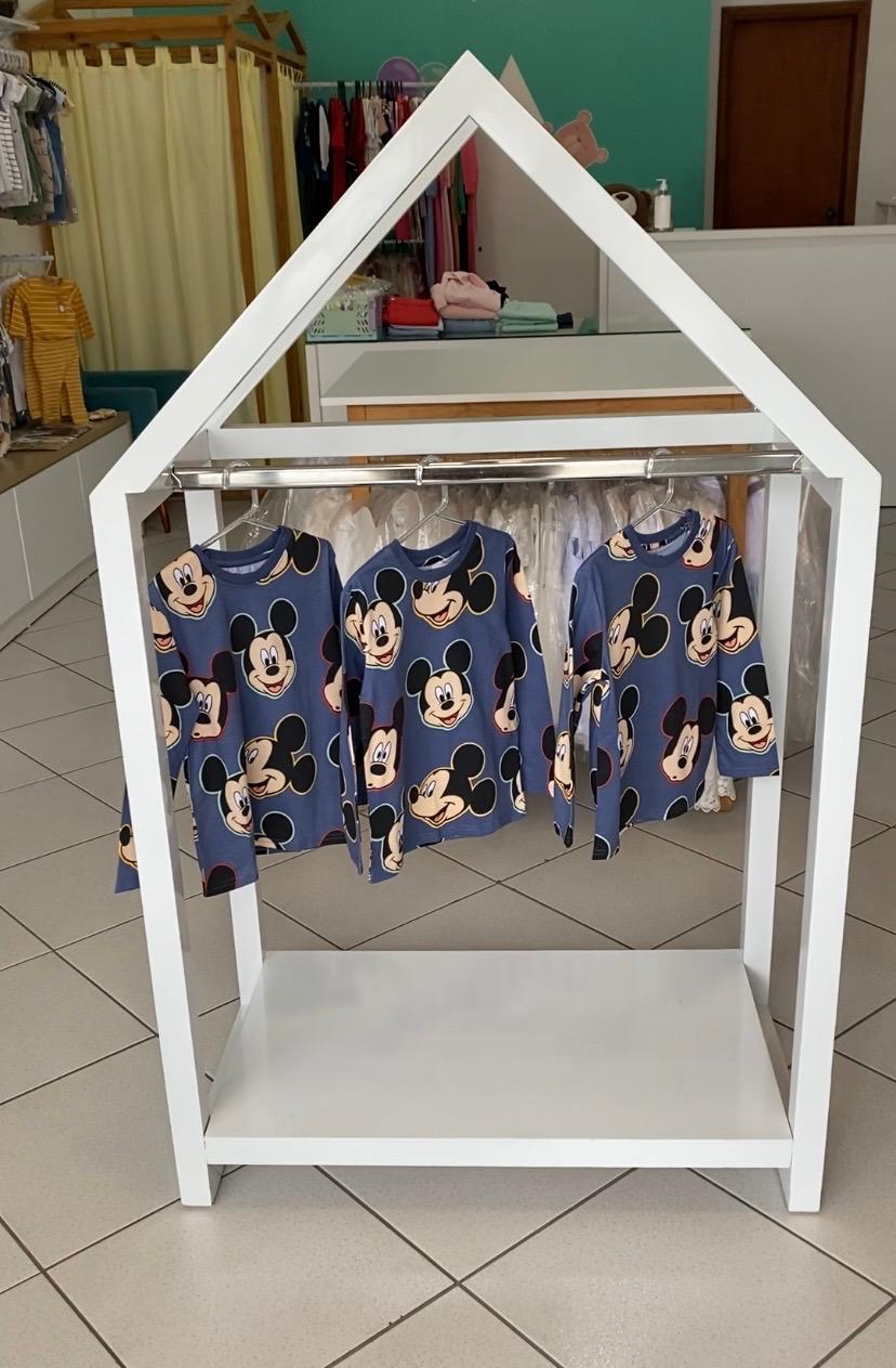 Camiseta Manga Longa Mickey
