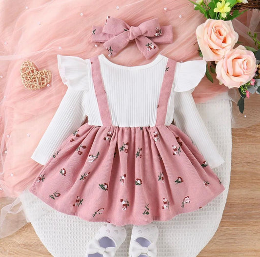 Vestido Rosa Estampado