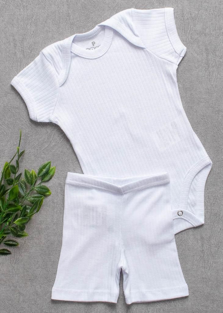 Conjunto Canelado Curto Ropek