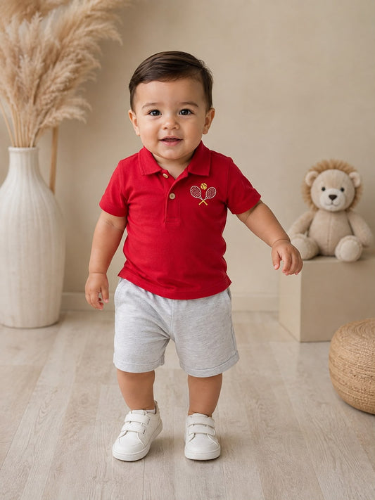 Conjunto Camiseta Polo e Bermuda