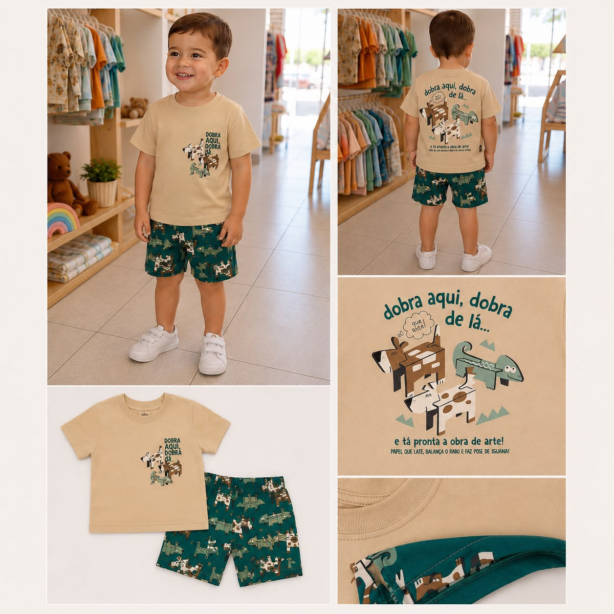 Conjunto Camiseta e Shorts