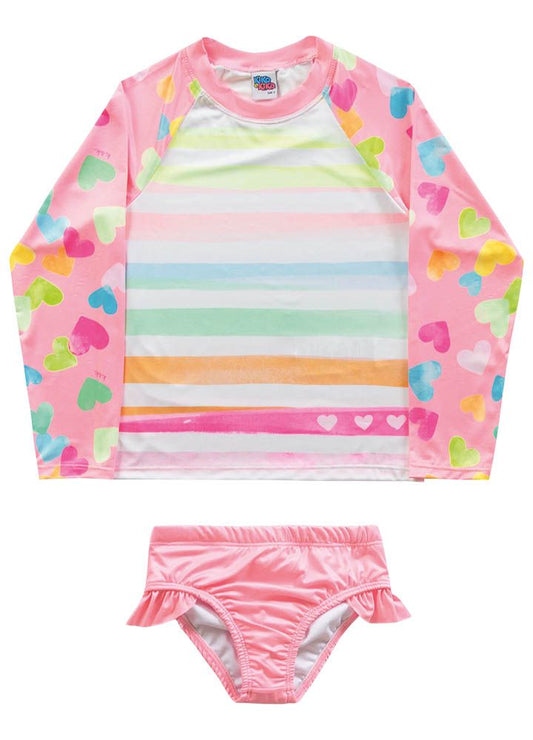 Conjunto Blusinha Manga longa e Calcinha
