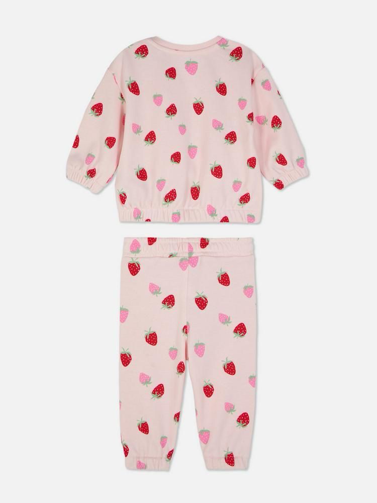 Conjunto de Moletom Moranguinho