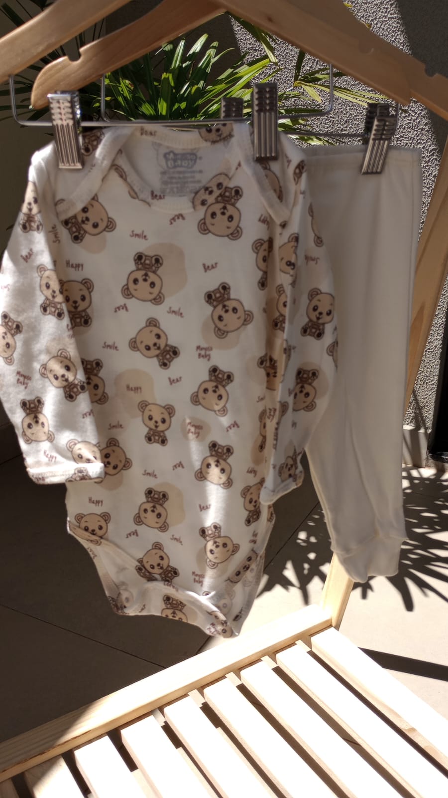 Conjunto Body Manga Longa e Calça
