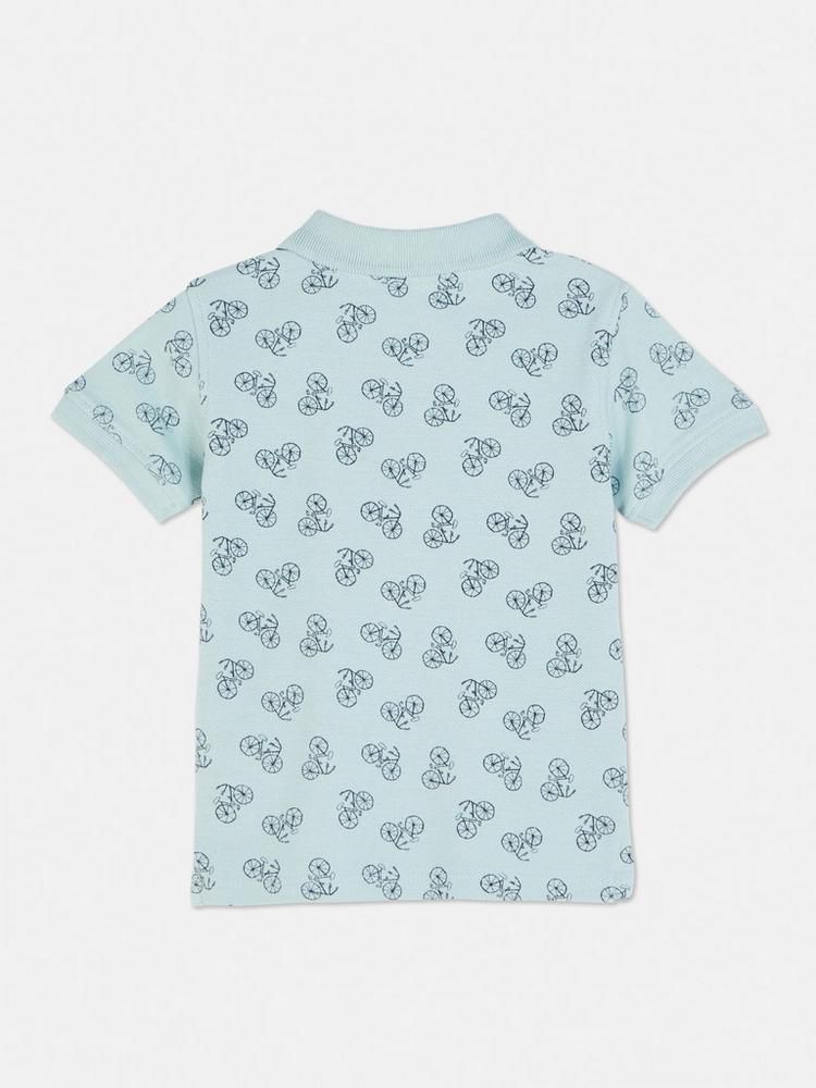 Camiseta Polo Azul