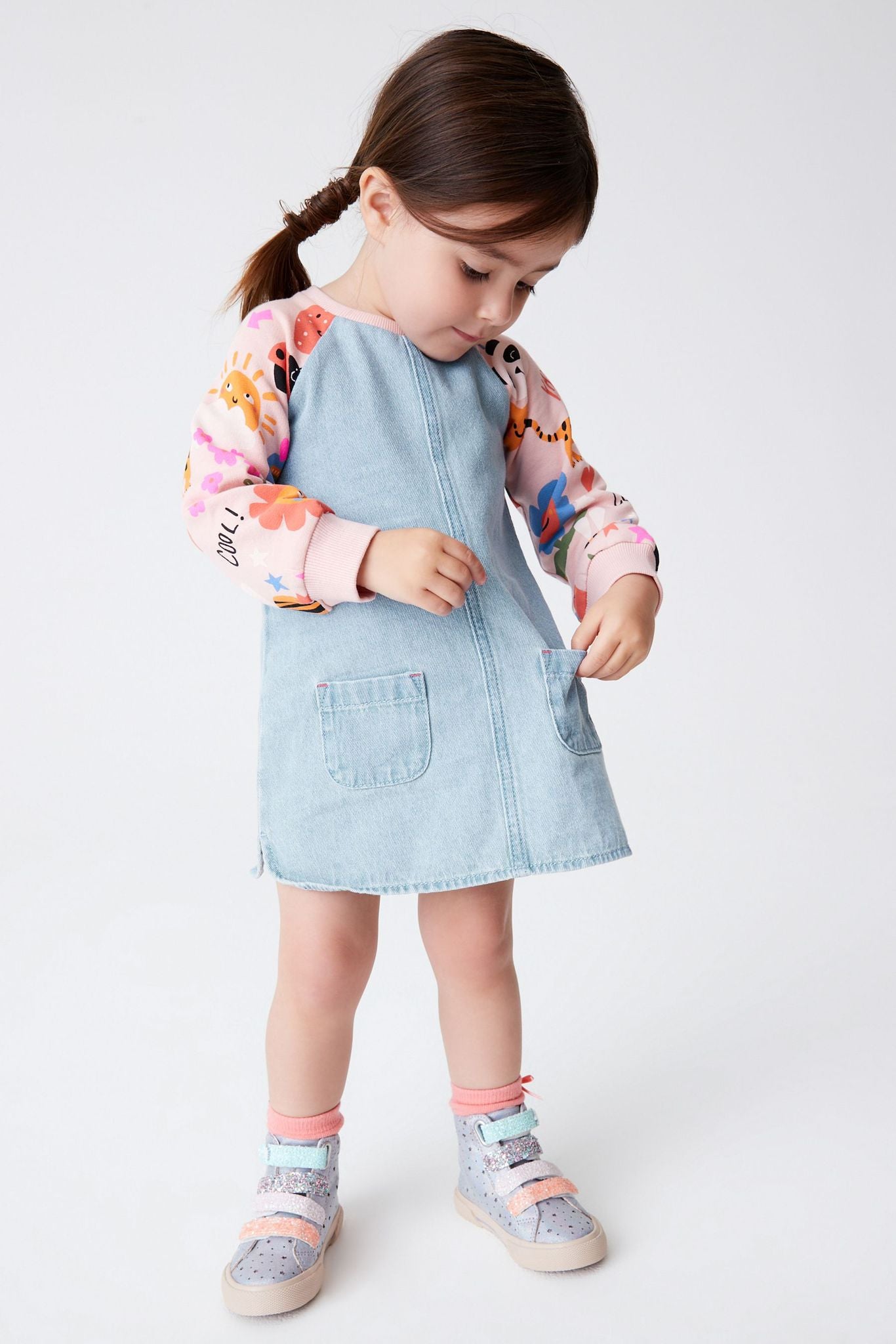 Vestido Jeans Arco Iris
