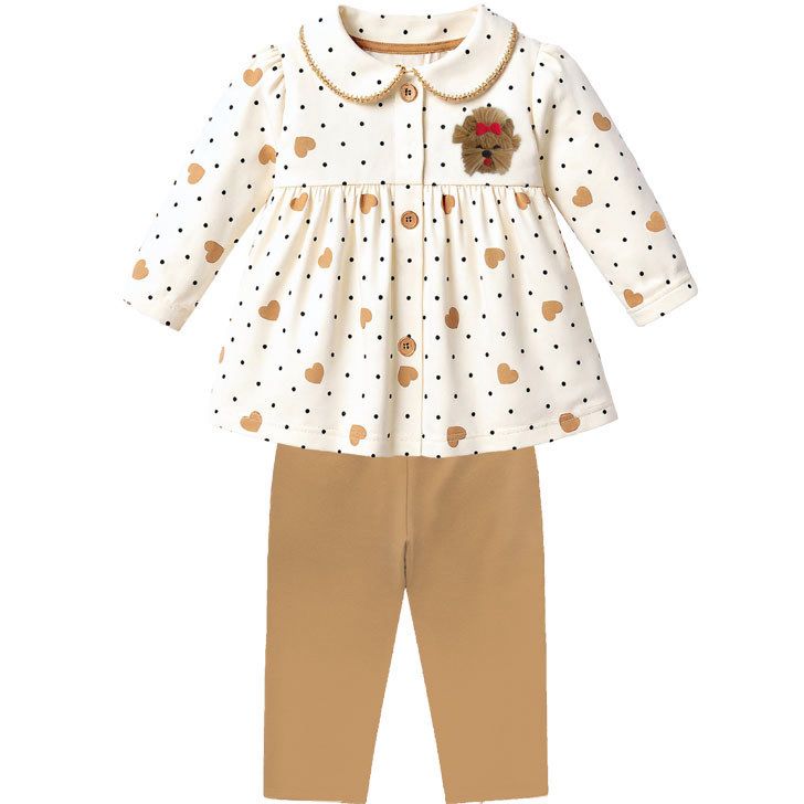 Conjunto Casaco manga longa e Calça