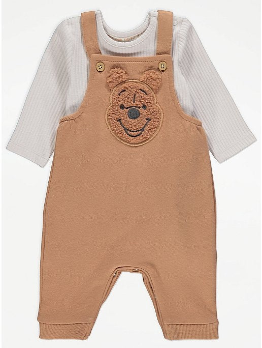 y Jardineira Ursinho pooh Marron