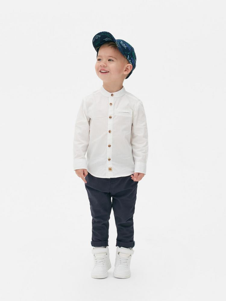 Y Camisa Manga Longa Gola Padre