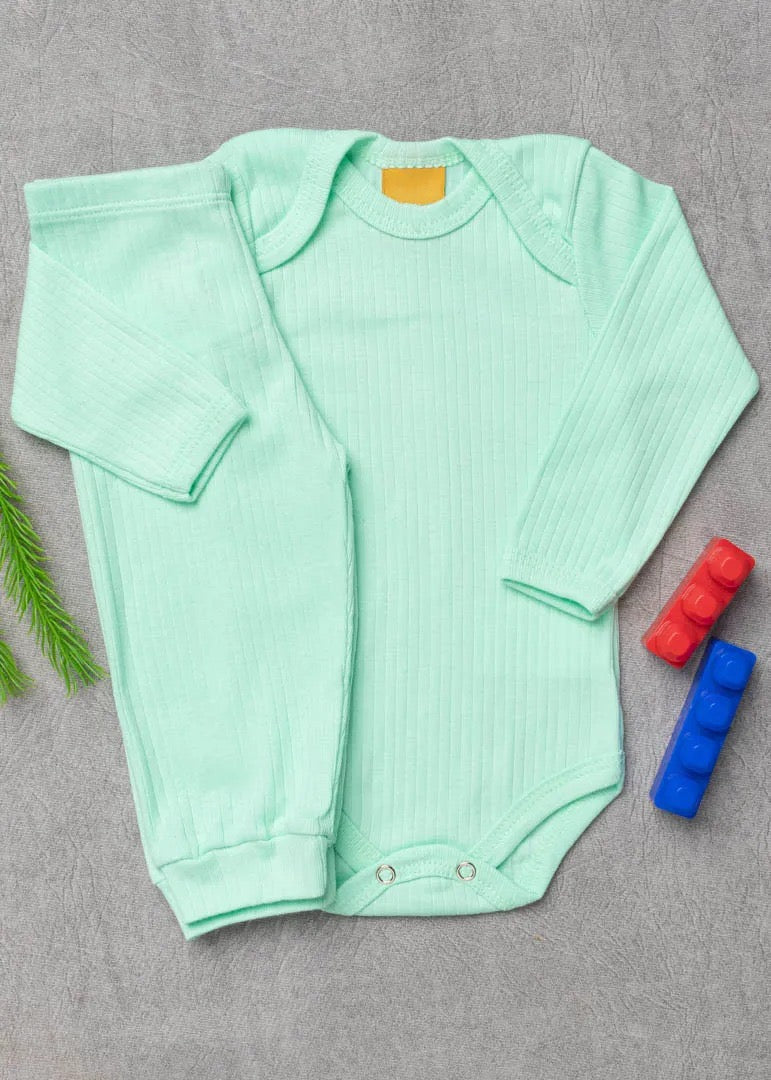 y Conjunto Body e Calça Canelado