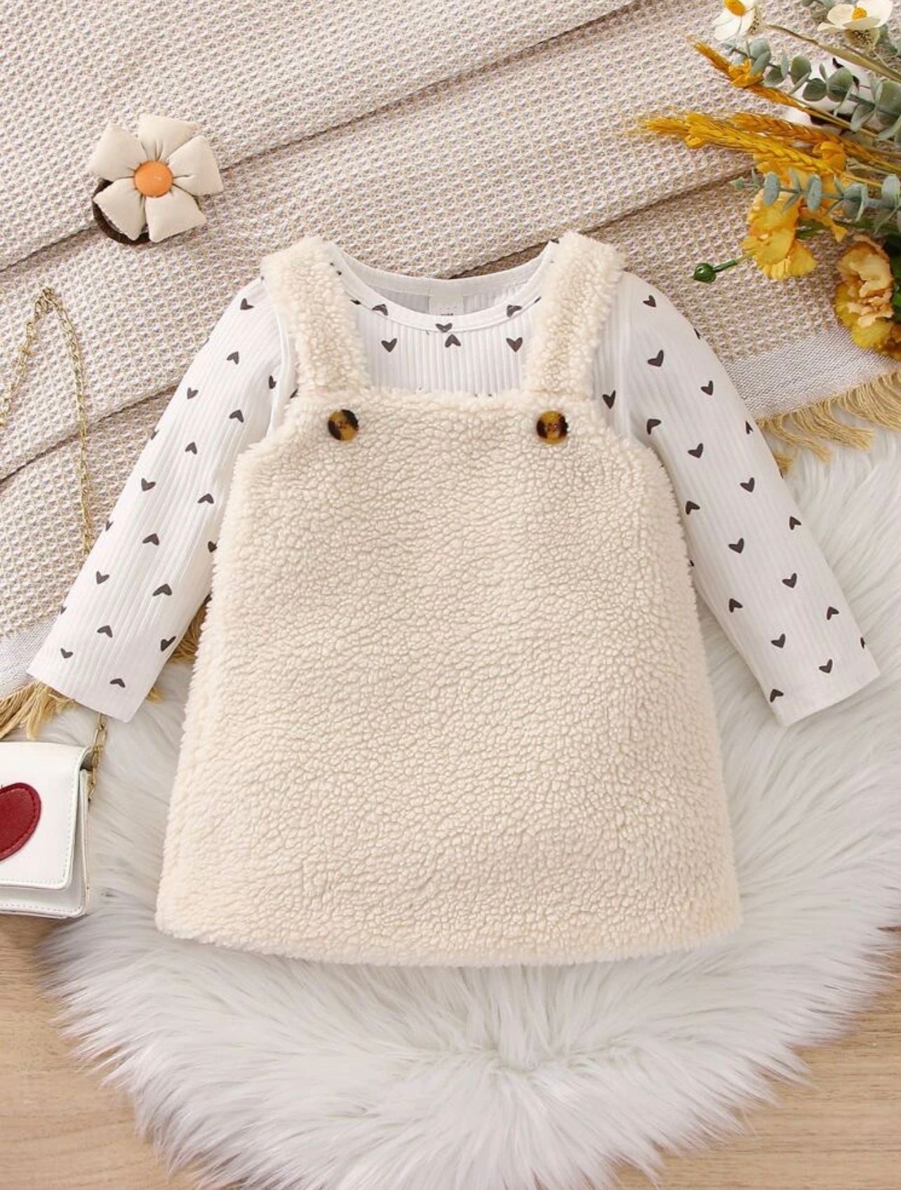 y Salopete Fofinha com Blusinha de Coração