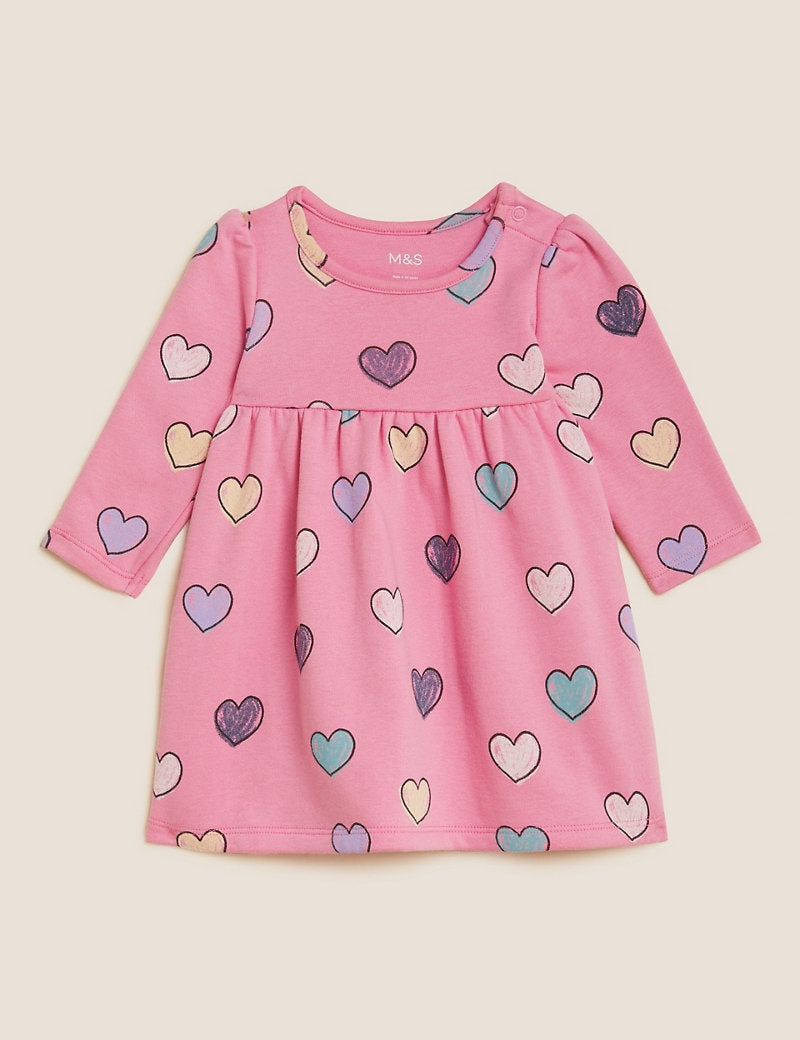 Y Vestido Lílas e Rosa de Moletom