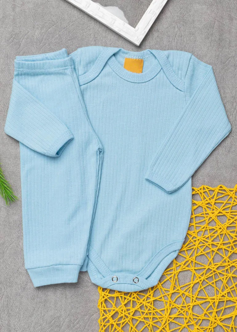 y Conjunto Body e Calça Canelado