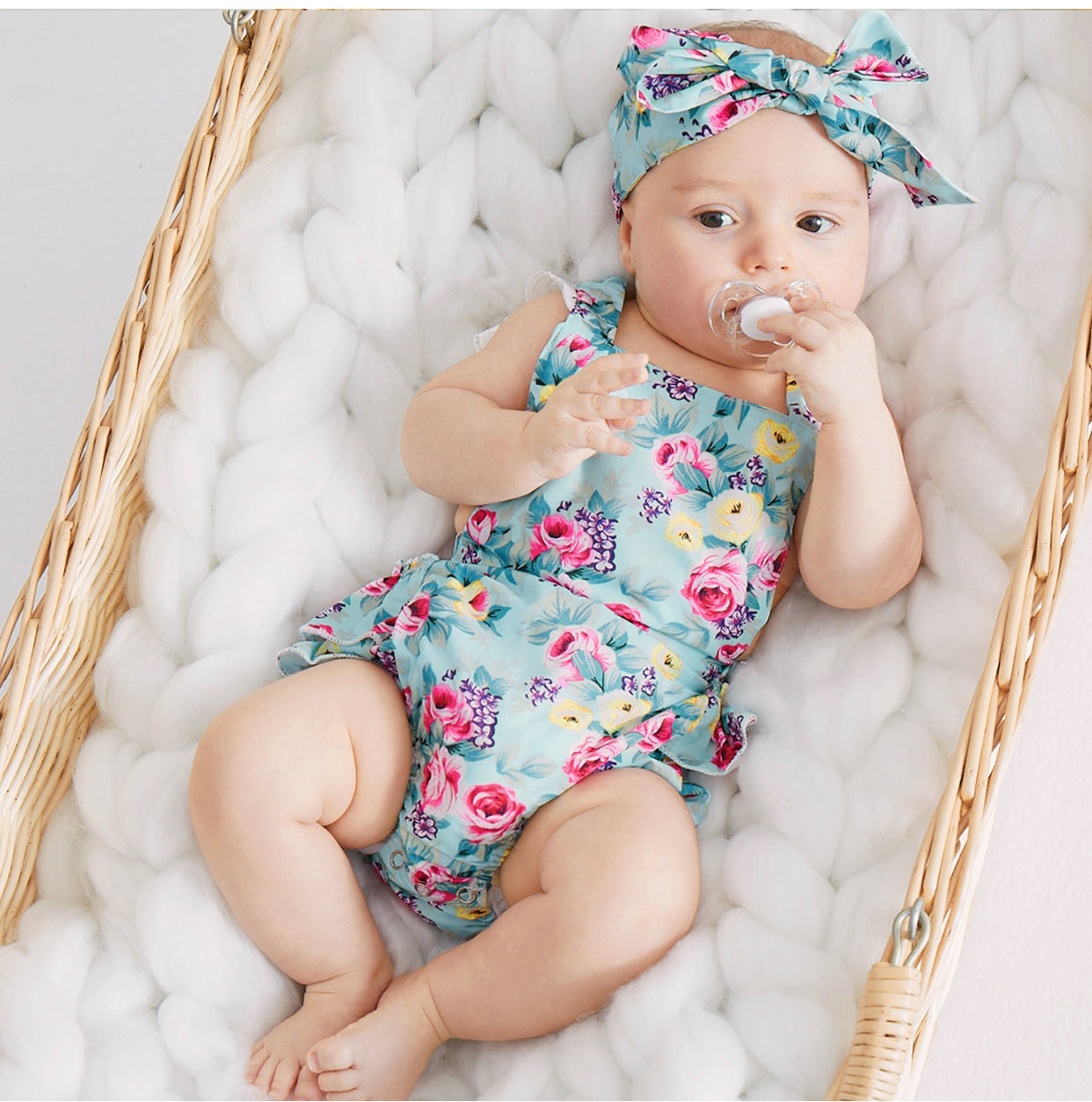 Y Romper Azul Floral