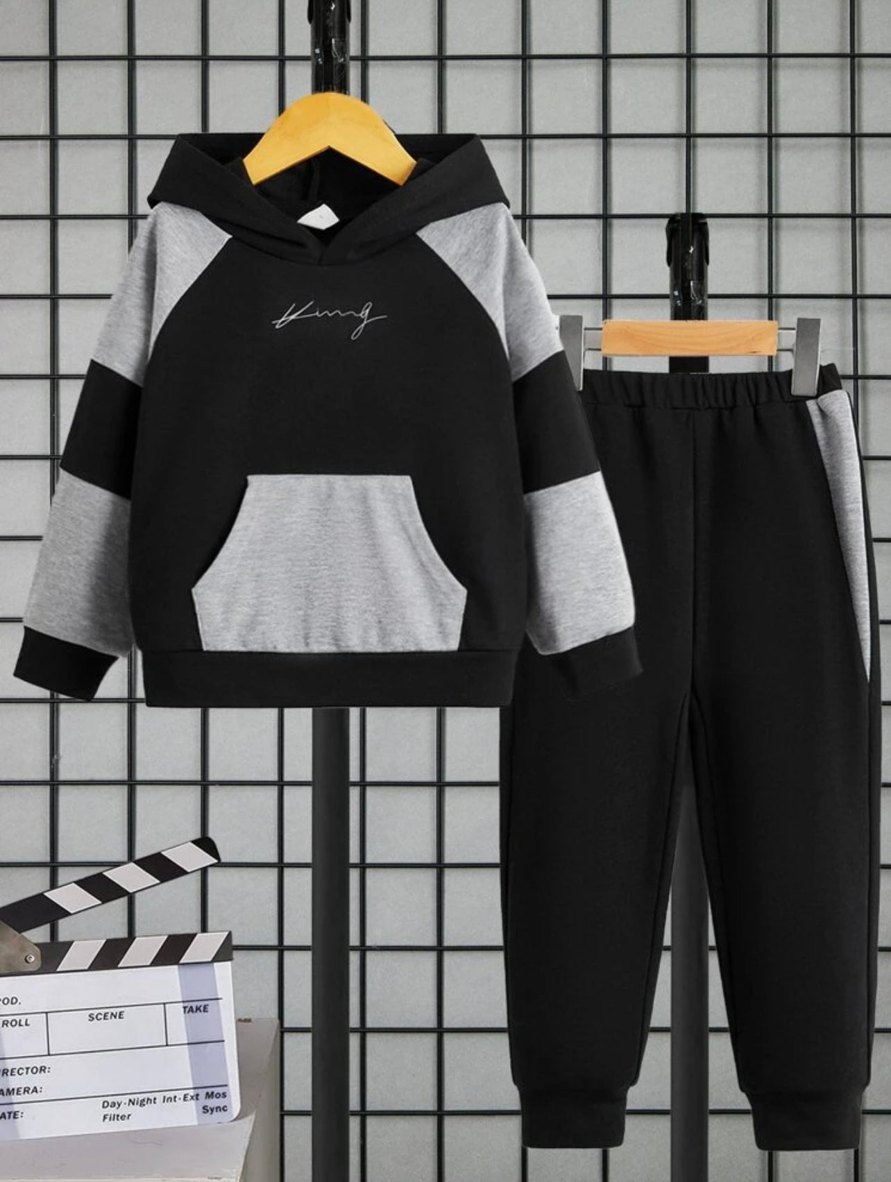 y Conjunto Preto e Cinza