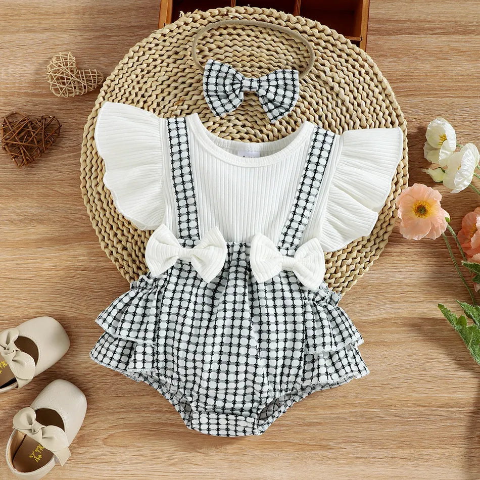 Y Romper Branco e Preto