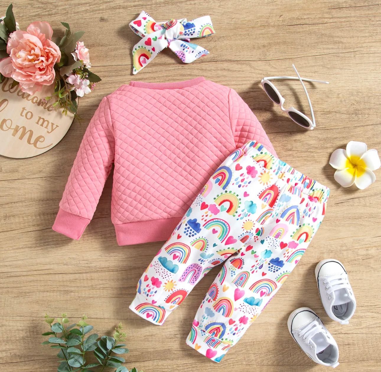 Conjunto Arco-Iris Rosa