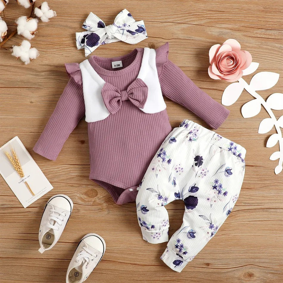 Y Conjunto Roxo Canelado